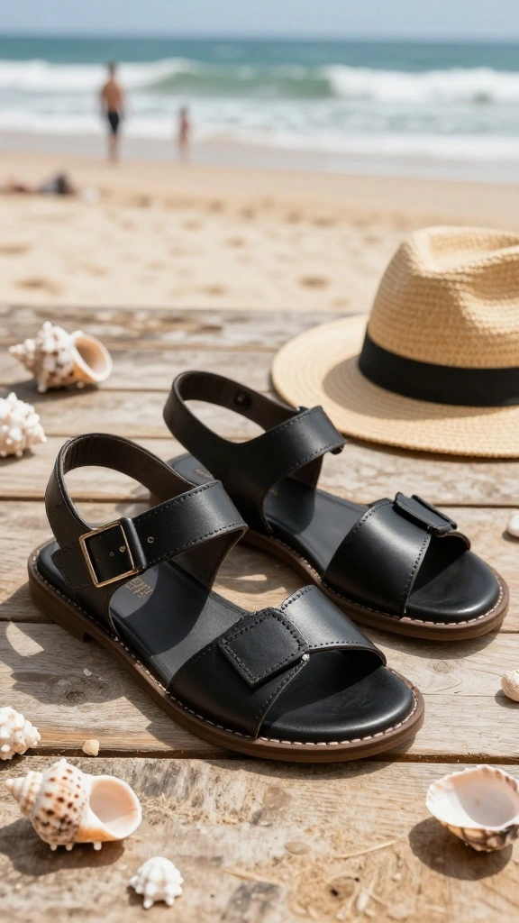 10 Classic Summer Accessories That Will Elevate Your Style Instantly! - 5. Classic Leather Sandals 1