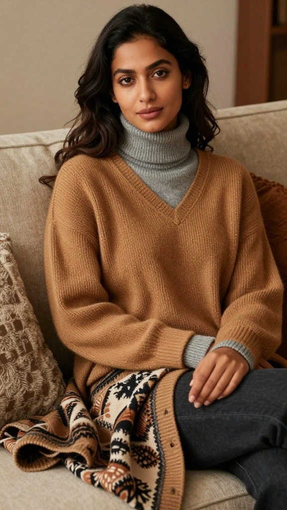 10 Must-Have Winter Capsule Wardrobe Tips That'll Keep You Stylish All Season Long! - 2. Layer with Stylish Knitwear 1