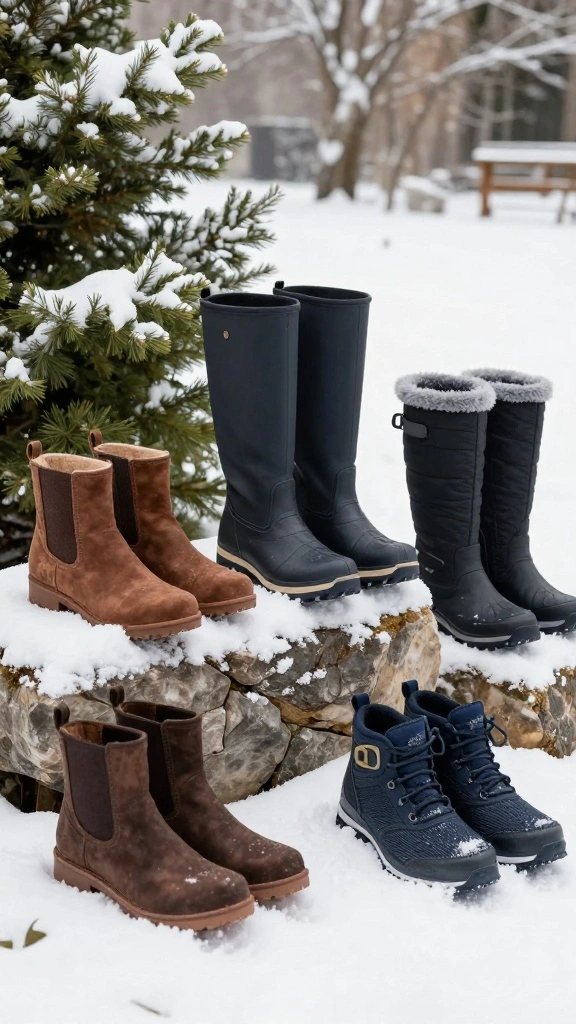 10 Must-Have Winter Capsule Wardrobe Tips That'll Keep You Stylish All Season Long! - 5. Footwear that Combines Function and Fashion 1