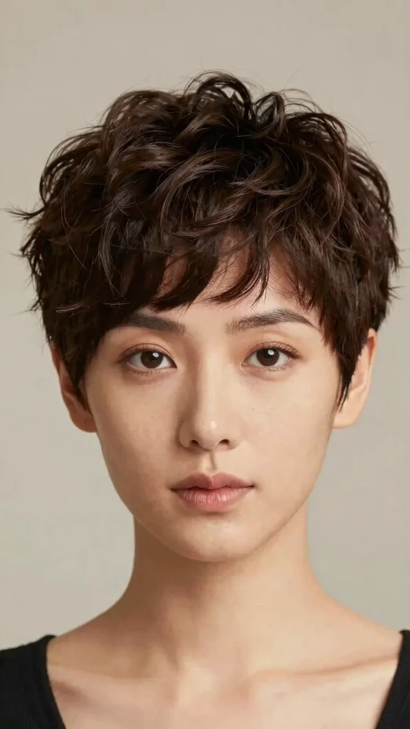 10 Stunning Pixie Cut Shapes for Curly Hair That'll Make You Want to Chop It All Off! - 1. Classic Tapered Pixie 1