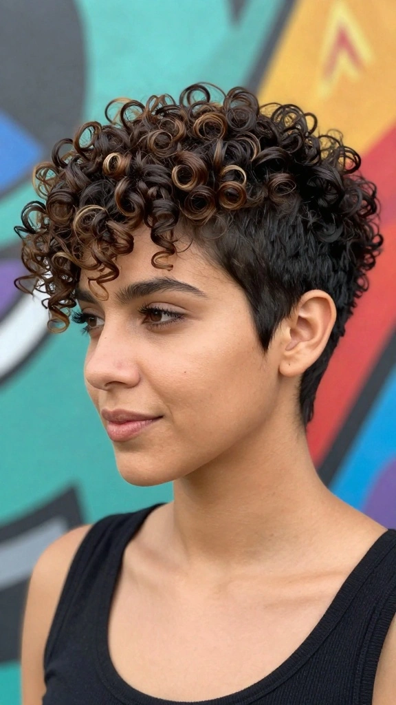10 Stunning Pixie Cut Shapes for Curly Hair That'll Make You Want to Chop It All Off! - 3. Textured Pixie Cut 1