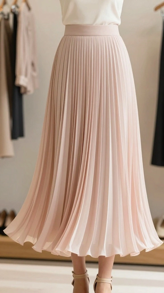 10 Stunning Summer Work Attire Ideas for Curvy Women That Will Turn Heads! - 3. Chic Midi Skirts 1