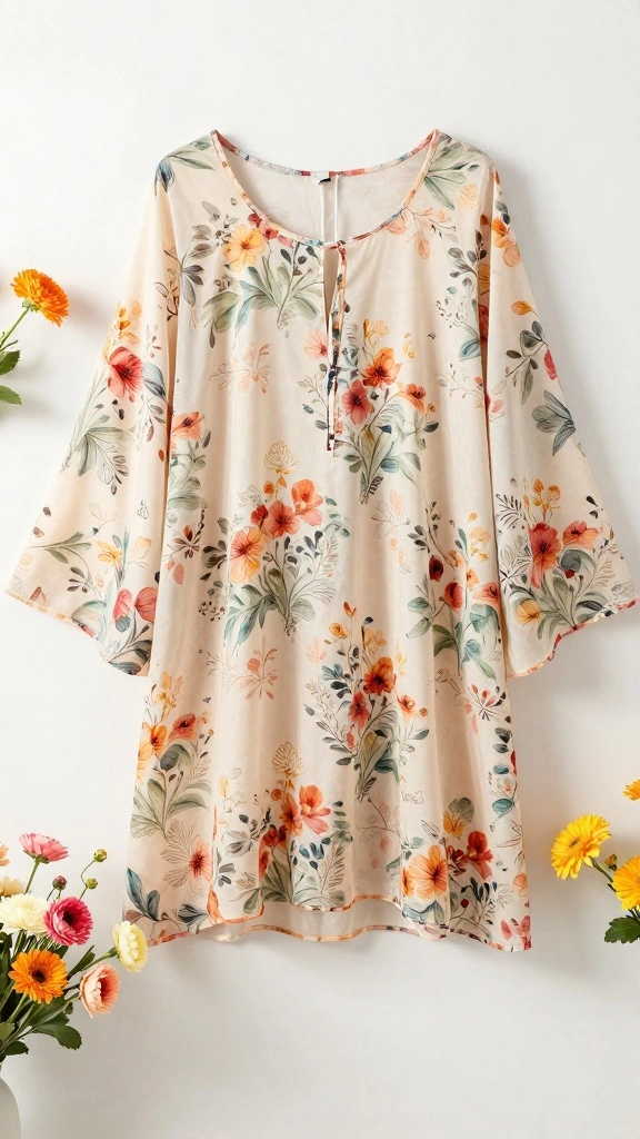 10 Stunning Summer Work Attire Ideas for Curvy Women That Will Turn Heads! - 6. Flowy Tunics 1