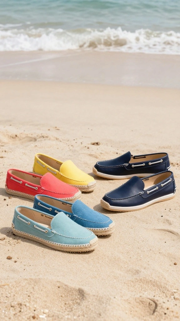 12 Nautical Fashion Trends That'll Elevate Your Beachwear Game (Don't Miss #8!) - 5. Nautical-Inspired Footwear 1