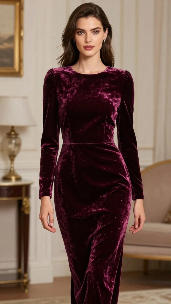 14 Chic Fall Outfits for Mature Women That Will Inspire Your Wardrobe Revamp! - 10. Luxe Fabrics for Special Occasions 1