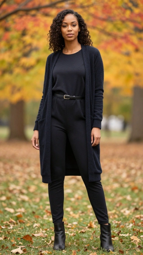 14 Chic Fall Outfits for Mature Women That Will Inspire Your Wardrobe Revamp! - 3. Stylish Jumpsuits for a One-and-Done Look 1