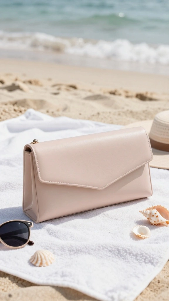 14 Fashionable Beach Bags You Need for Your Next Sun-Filled Adventure! - 6. The Minimalist Clutch 1
