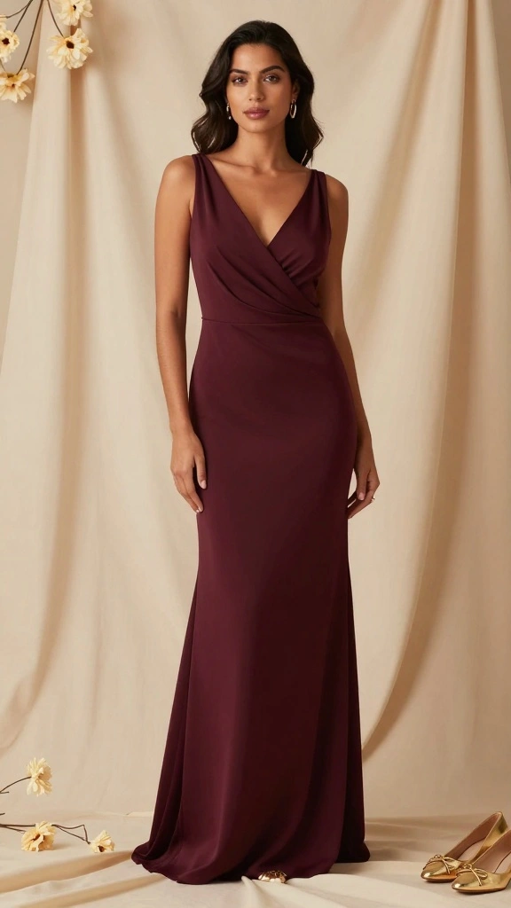 15 Color Combinations for Mature Women That Will Make You Shine! - 2. Deep Plum and Cream 1
