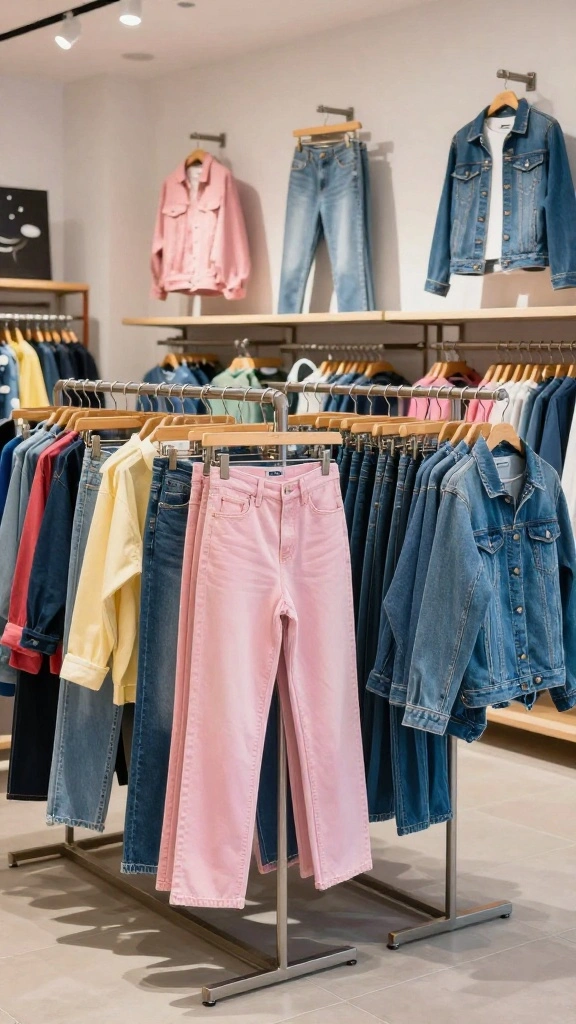 15 Denim Fashion Secrets to Style Your Sets Like a Fashionista! - 5. Play with Colors 1