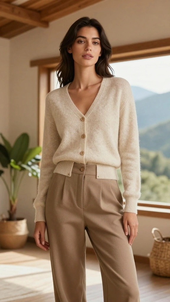 15 Elegant Knitwear Pieces to Elevate Your Cruise Fashion Game! - 1. Cozy Cashmere Cardigan 1