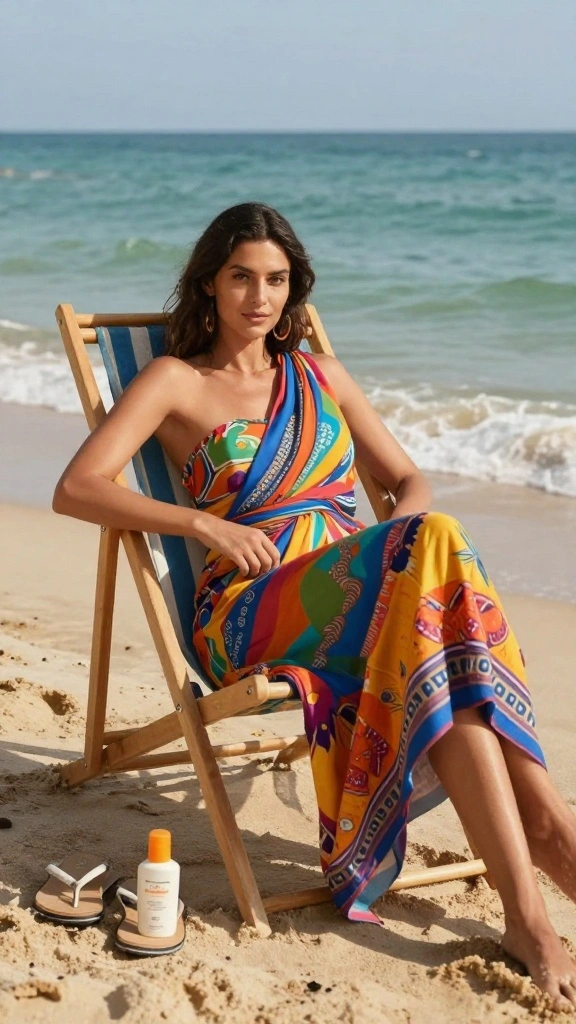 15 Lightweight Travel Accessories You’ll Be Glad You Packed! - 2. Versatile Sarong 1