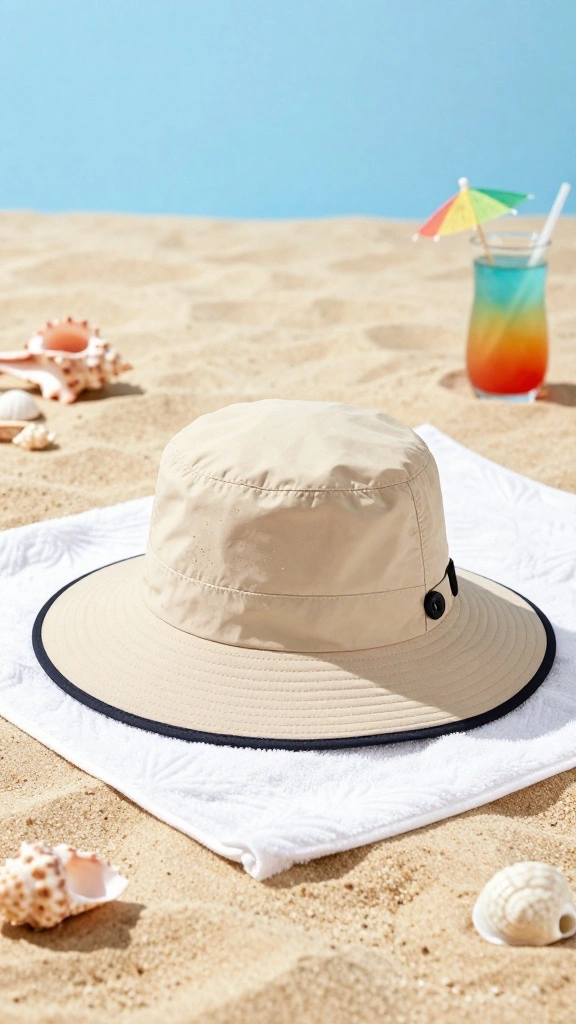 15 Lightweight Travel Accessories You’ll Be Glad You Packed! - 5. Foldable Sun Hat 1