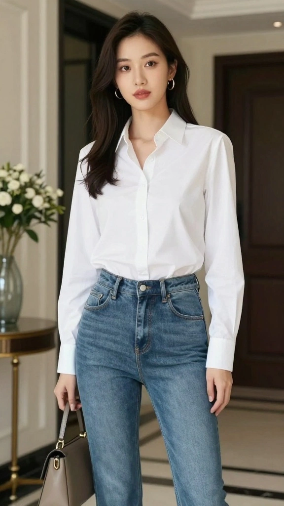 15 Nursing-Friendly Postpartum Outfits You’ll Wear on Repeat - 3. Button-Down Shirt 1