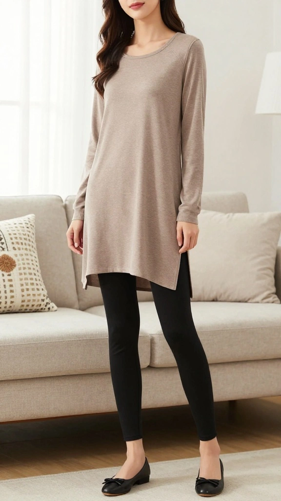 15 Nursing-Friendly Postpartum Outfits You’ll Wear on Repeat - 4. Cozy Tunic 1