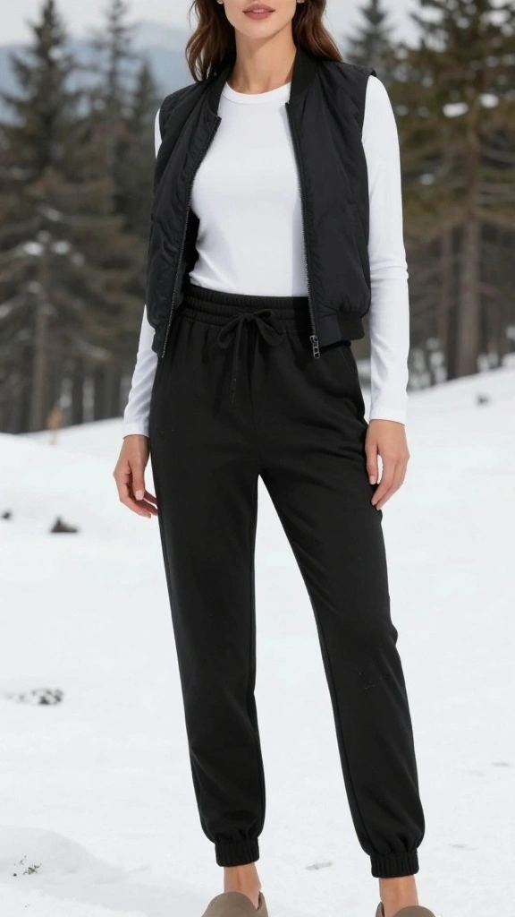 15 Travel-Friendly Winter Outfits That Will Keep You Cozy and Chic on Your Adventures! - 11. Travel-Friendly Joggers 1