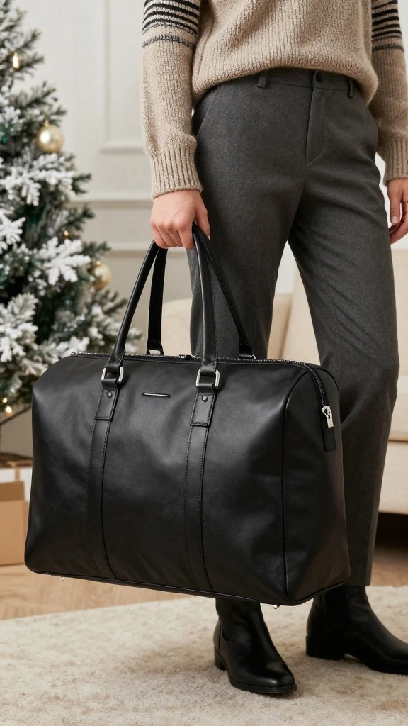 15 Travel-Friendly Winter Outfits That Will Keep You Cozy and Chic on Your Adventures! - 15. The Perfect Travel Bag 1