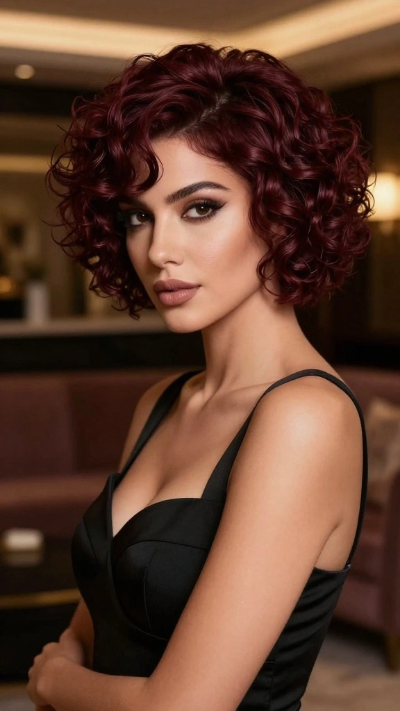 15 Unique Vibrant Hair Shades to Rock in 2026 - Get Inspired! - 10. Rich Burgundy 1