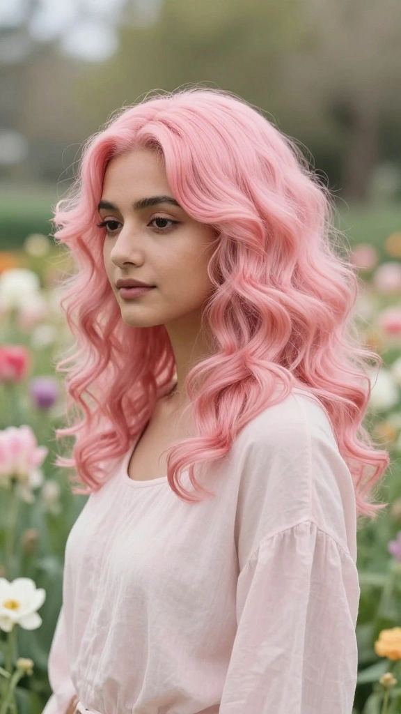 15 Unique Vibrant Hair Shades to Rock in 2026 - Get Inspired! - 3. Soft Pastel Pink 1