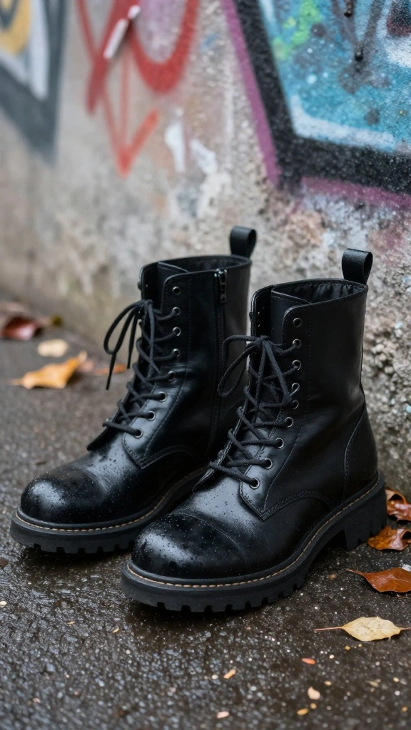 15 Vintage Grunge Looks That Are So Hot Right Now (You Won't Believe #5!) - 4. Chunky Boots: Step into Grunge 1