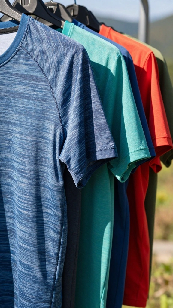 16 Breathable Lightweight Hiking Clothing Options That Will Keep You Cool on the Trail! - 1. Moisture-Wicking Performance Tees 1