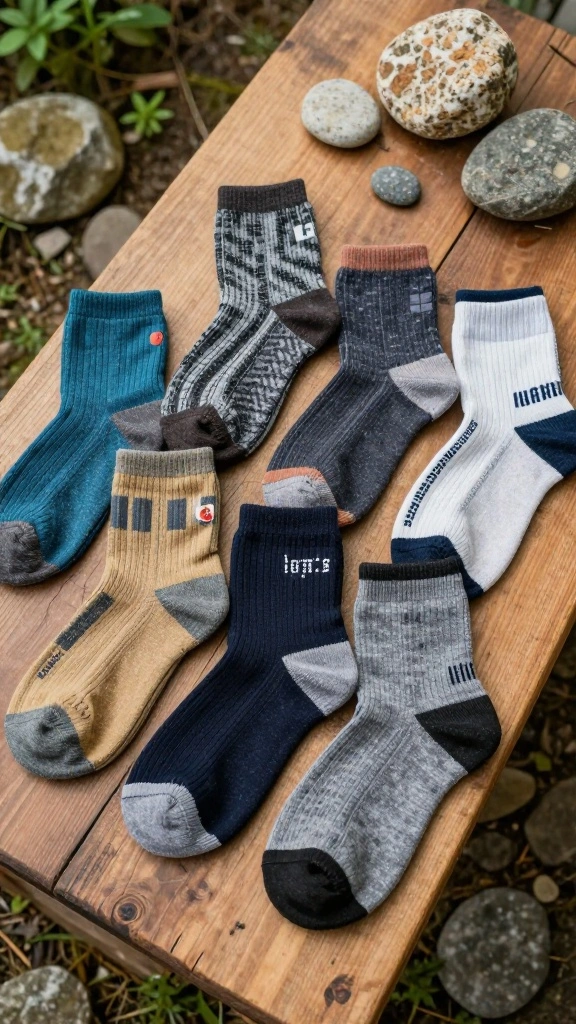 16 Breathable Lightweight Hiking Clothing Options That Will Keep You Cool on the Trail! - 8. Functional Hiking Socks 1