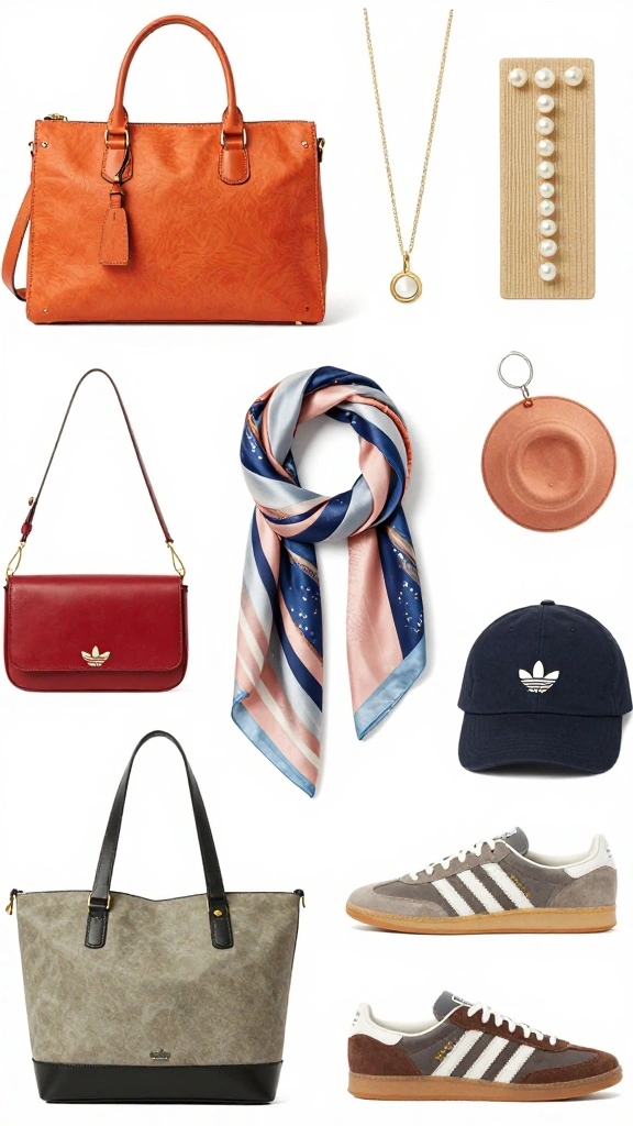 16 Casual Chic Street Style Inspirations Featuring Adidas Sneakers You Can't Miss! - 16. The Power of Accessories 1