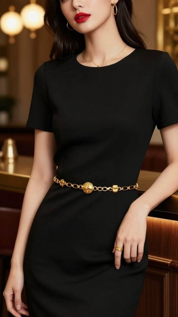 16 Color Palettes for Fall Outfits That Will Inspire Your Next Look! - 4. Classic Black and Gold 1