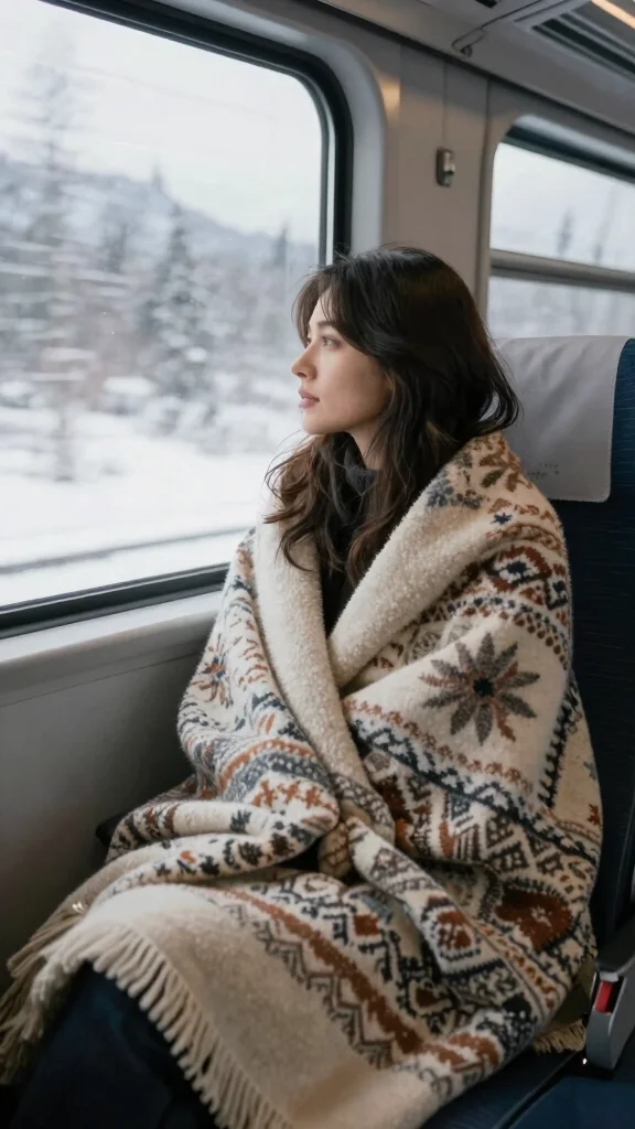 16 Cozy Winter Accessories That Will Complete Your Outfit Ideas Instantly! - 16. Travel Blanket 1