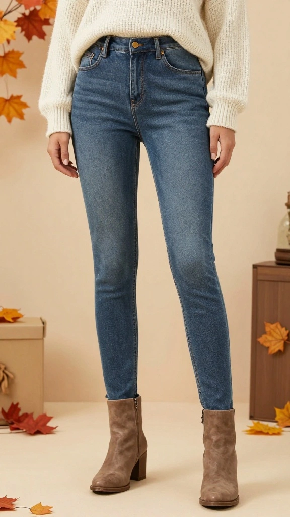 16 Fashion Tips for Rocking Casual Elegance with Denim! - 12. Seasonal Adaptation 1