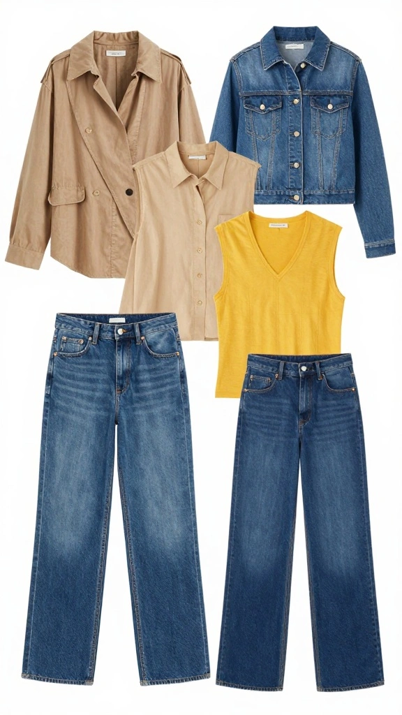 16 Fashion Tips for Rocking Casual Elegance with Denim! - 7. Color Coordination 1