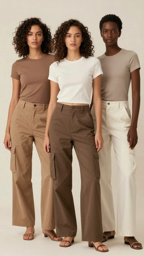 16 Styling Tips for Cargos That Will Change Your Fashion Game Forever! - 12. Go Monochromatic 1