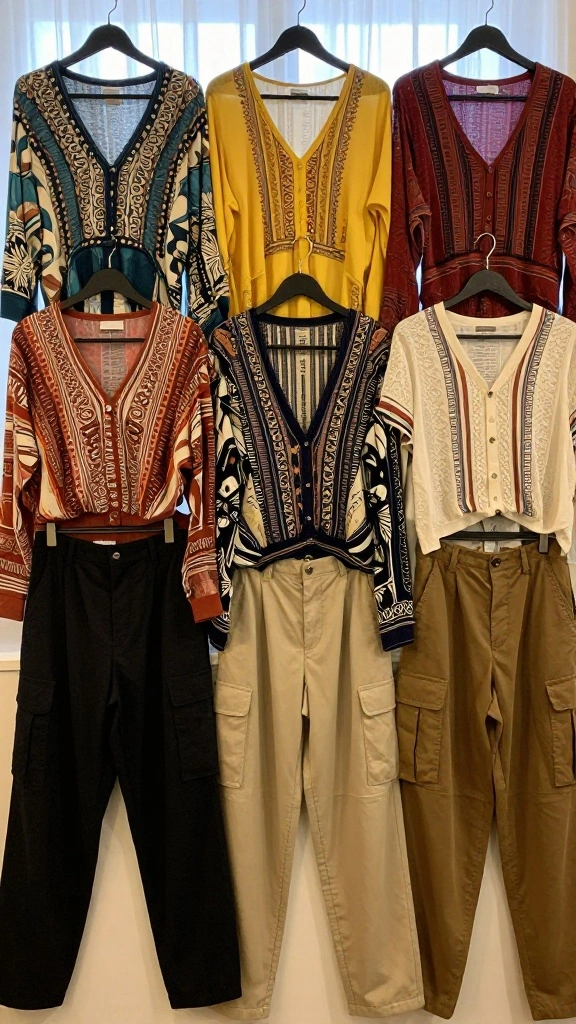 16 Styling Tips for Cargos That Will Change Your Fashion Game Forever! - 2. Elevate with a Statement Top 1