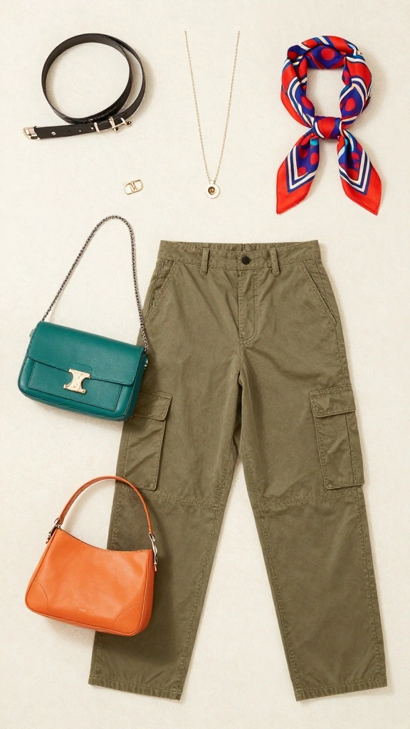 16 Styling Tips for Cargos That Will Change Your Fashion Game Forever! - 4. Accessorize Wisely 1