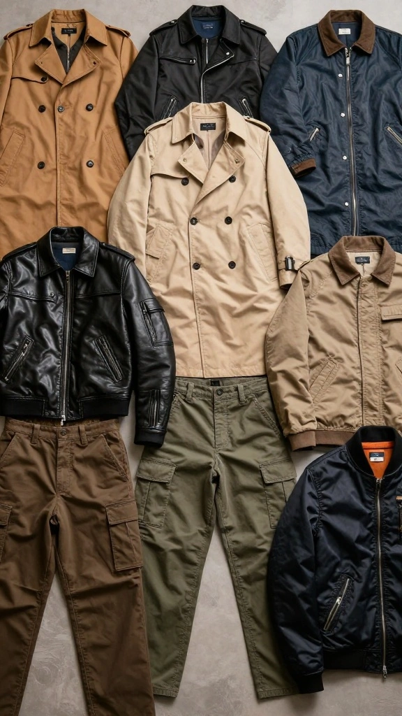 16 Styling Tips for Cargos That Will Change Your Fashion Game Forever! - 8. Versatile Outerwear Choices 1
