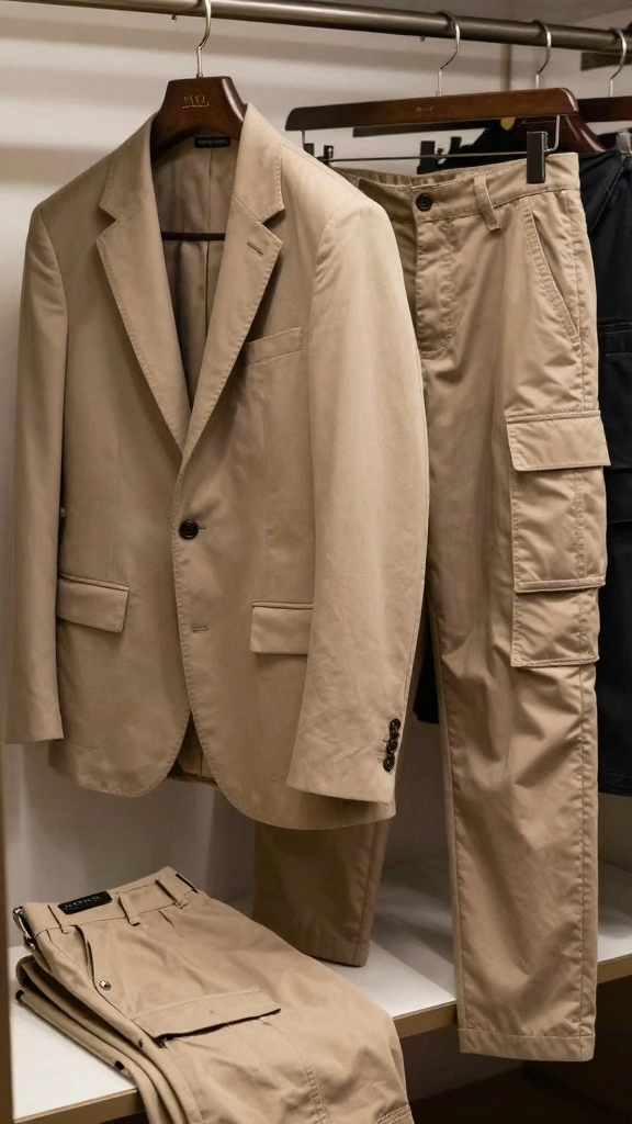 16 Styling Tips for Cargos That Will Change Your Fashion Game Forever! - 9. Dress Up with Tailored Pieces 1