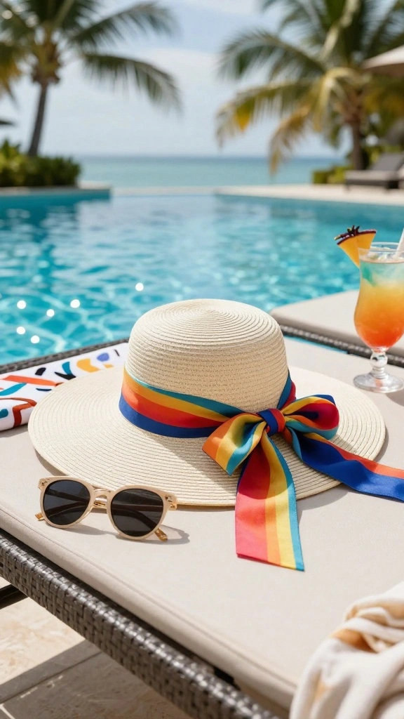 16 Summer Accessories for Cruise Style That Will Make You Shine! - 1. Oversized Sun Hat 1