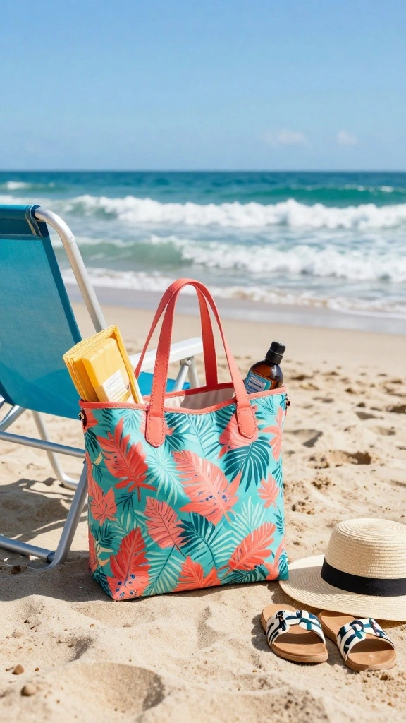 16 Summer Accessories for Cruise Style That Will Make You Shine! - 3. Colorful Beach Bag 1