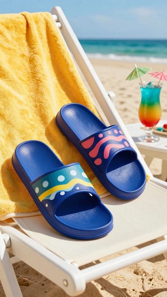 16 Summer Accessories for Cruise Style That Will Make You Shine! - 7. Funky Slides 1