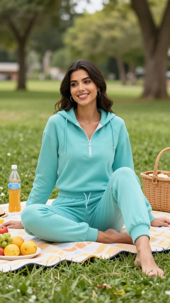 16 Summer Outfits That Are Perfect for Those Lazy Days (Check Out #11!) - 13. Cute Jogger Set 1