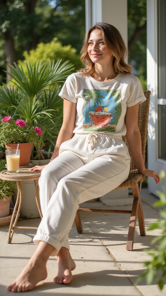 16 Summer Outfits That Are Perfect for Those Lazy Days (Check Out #11!) - 2. Comfy Shorts and Graphic Tee 1