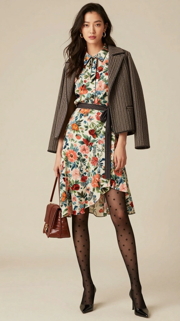 16 Timeless Fashion Tips That Blend Classic and Modern Trends Seamlessly! - 4. Play with Prints and Patterns 1