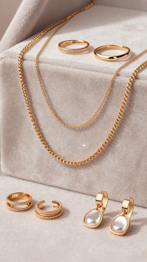 16 Timeless Fashion Tips That Blend Classic and Modern Trends Seamlessly! - 7. Layer Your Jewelry 1