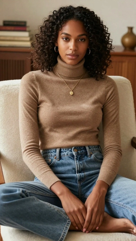 16 Weekend Outfits You Need to Try This Season - 11. Goes-With-Everything Turtleneck 1