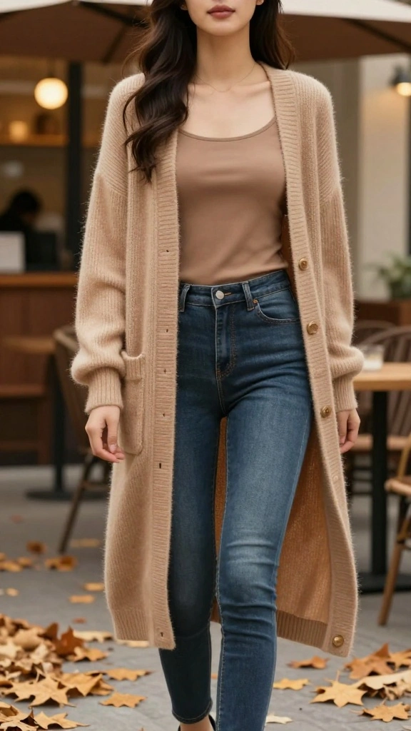 16 Weekend Outfits You Need to Try This Season - 6. Layered Look with Cardigans 1