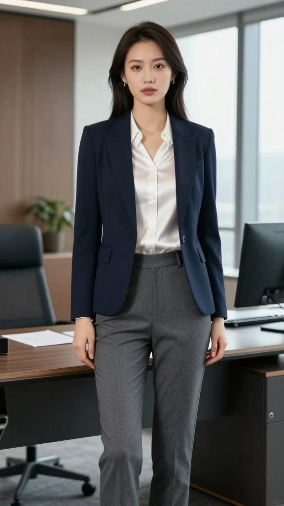 17 Chic Seasonal Outfit Combos That Will Turn Heads (You Won't Believe What’s #22!) - 15. Elegant Office Attire 1