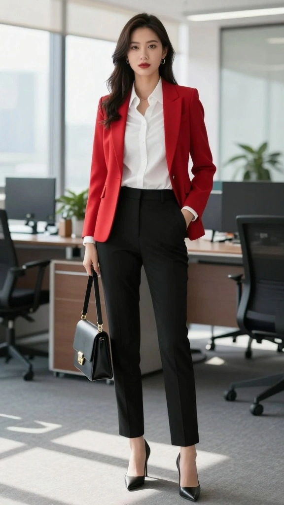 17 Chic Seasonal Outfit Combos That Will Turn Heads (You Won't Believe What’s #22!) - 2. Classic Chic with a Twist 1