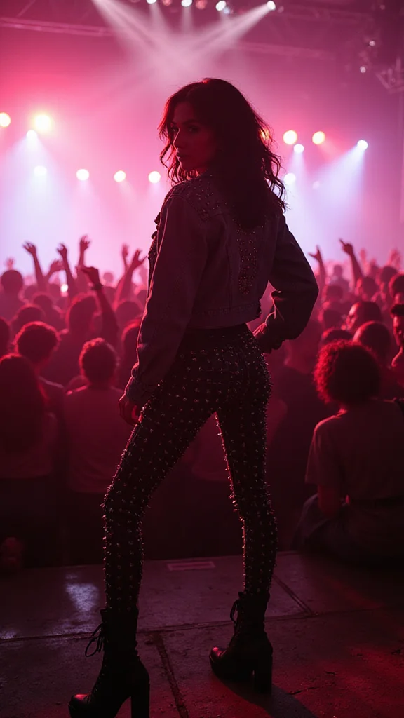 17 Denim Jacket Styles to Rock at Your Next Concert - 13. Denim Jacket with Studs and Spikes 1