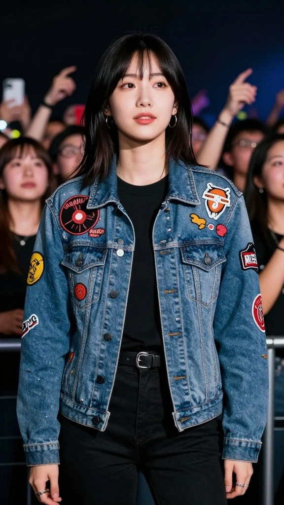 17 Denim Jacket Styles to Rock at Your Next Concert - 8. Denim Jacket with Patches 1