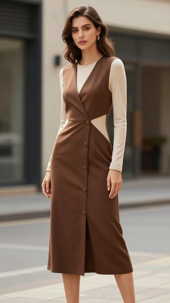 17 Fashion Staples: The Best Outerwear to Pair with Your Favorite Dresses! - 14. Contemporary Longline Vest 1