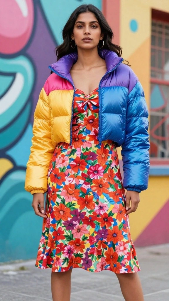 17 Fashion Staples: The Best Outerwear to Pair with Your Favorite Dresses! - 3. Chic Puffer Jacket 1